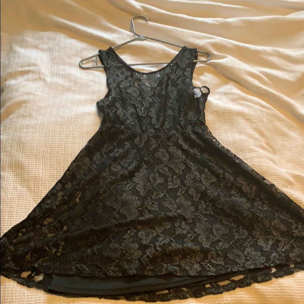 Black cocktail dress.